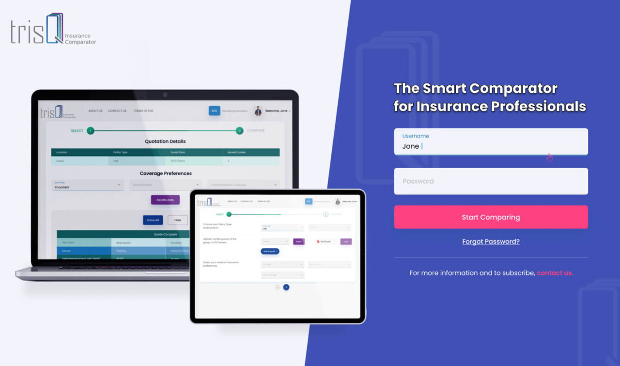 Insurance comparator uae trisq